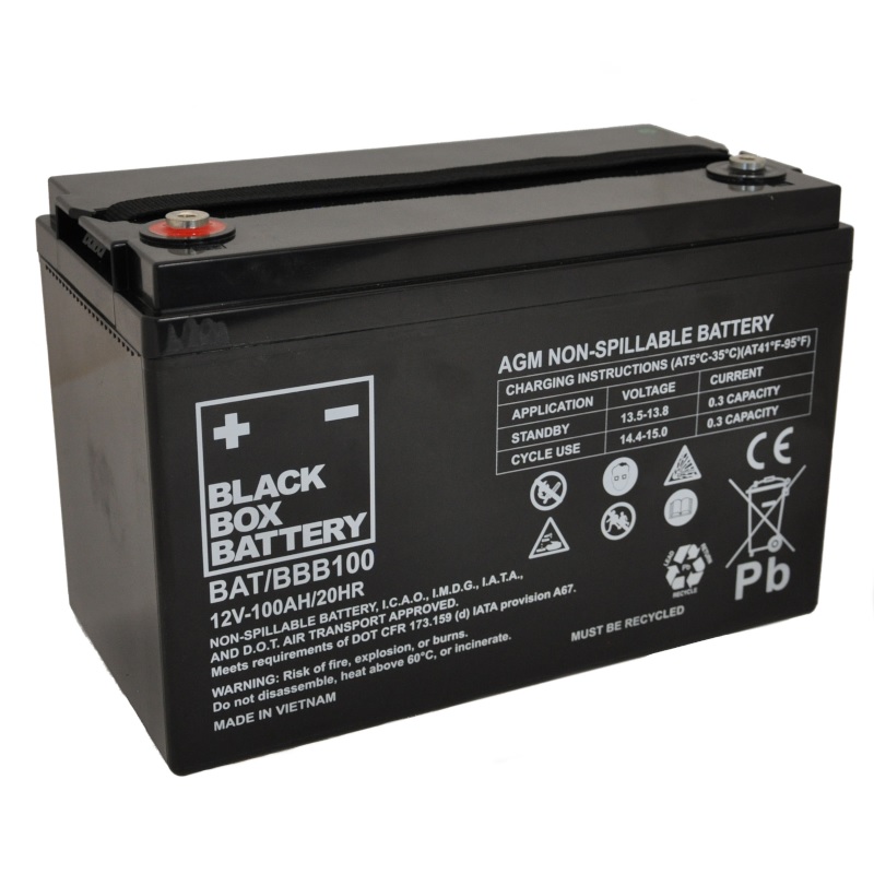 Black Box 100ah AGM Battery