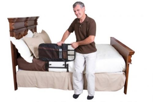 EZ Adjustable Bed Rail With Pouch