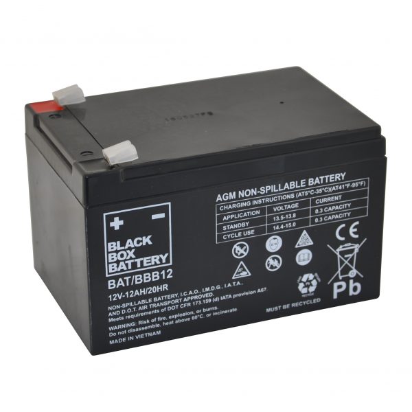 Black Box 12ah AGM Battery