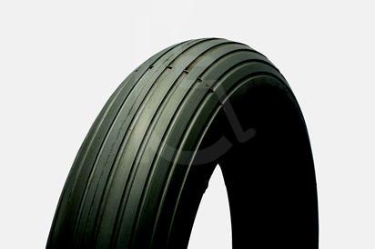 Puncture Proof Solid Scooter Tyres 3.00 x 4 (260 x 85) Rib Tread Black