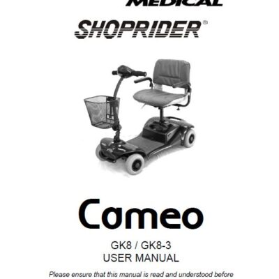 Shoprider Cameo Manual