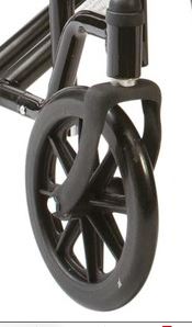 Castor Wheels for Drive Bariatric Steel Transport Chair