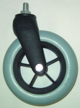 Castor Wheel With Forks For A Self Propelled Or Transit Lomax Wheelchair