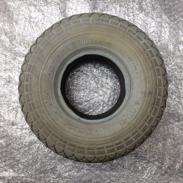 4.00 x 5 Rubber Infilled Puncture Proof Tyre Used