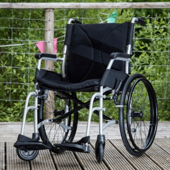 Dash Ultra Lightweight Wheelchair Attendant or Self Propelled