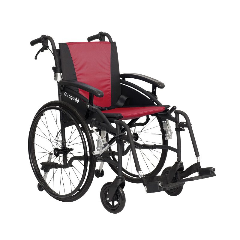 Excel G Logic Self Propel or Attendant Lightweight Wheelchair