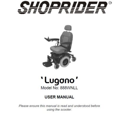 Shoprider Lugano Manual