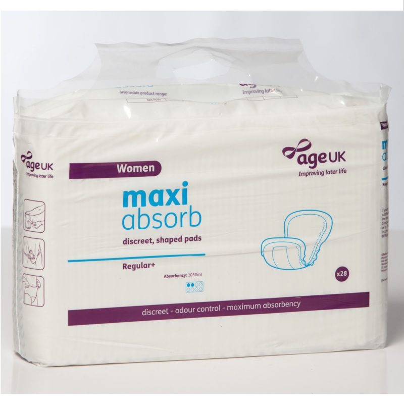 Bulk Quantity Maxi Absorb Discreet Shaped Pads for Women and Men