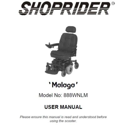 Shoprider Malaga Manual