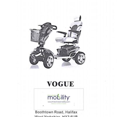 Monarch Vogue Scooter Manual