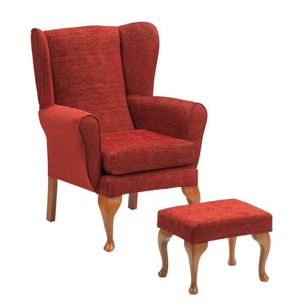 Queen Anne High Back Chair