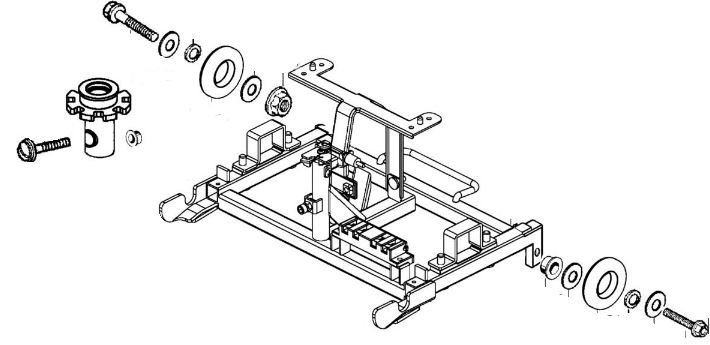 Rear Frame Assembly for Kymco Micro For U EQ10AA