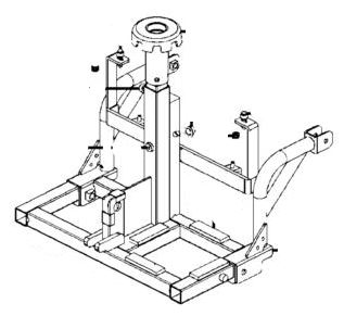 Rear Frame Assembly for Kymco Super 8 EQ35CB