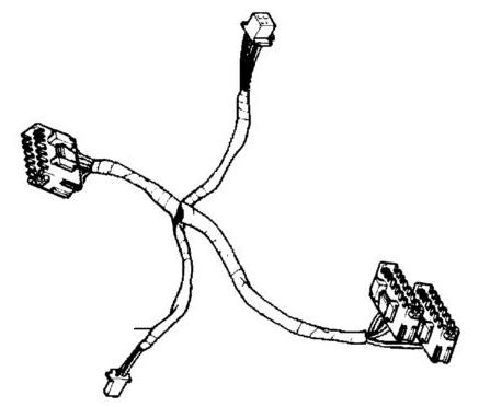 Rear Wiring Loom for Kymco Micro For U EQ10AA