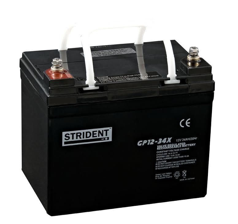 Strident 12v 34ah AGM Battery