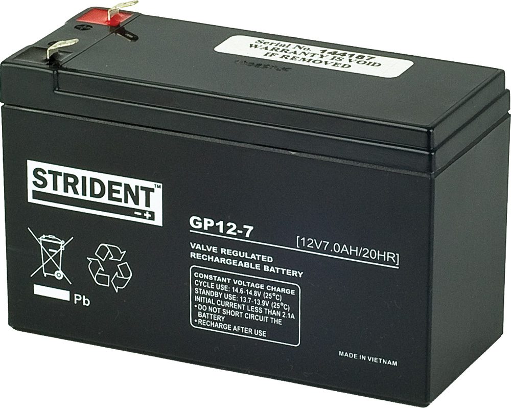 Strident 12v 7ah AGM Battery