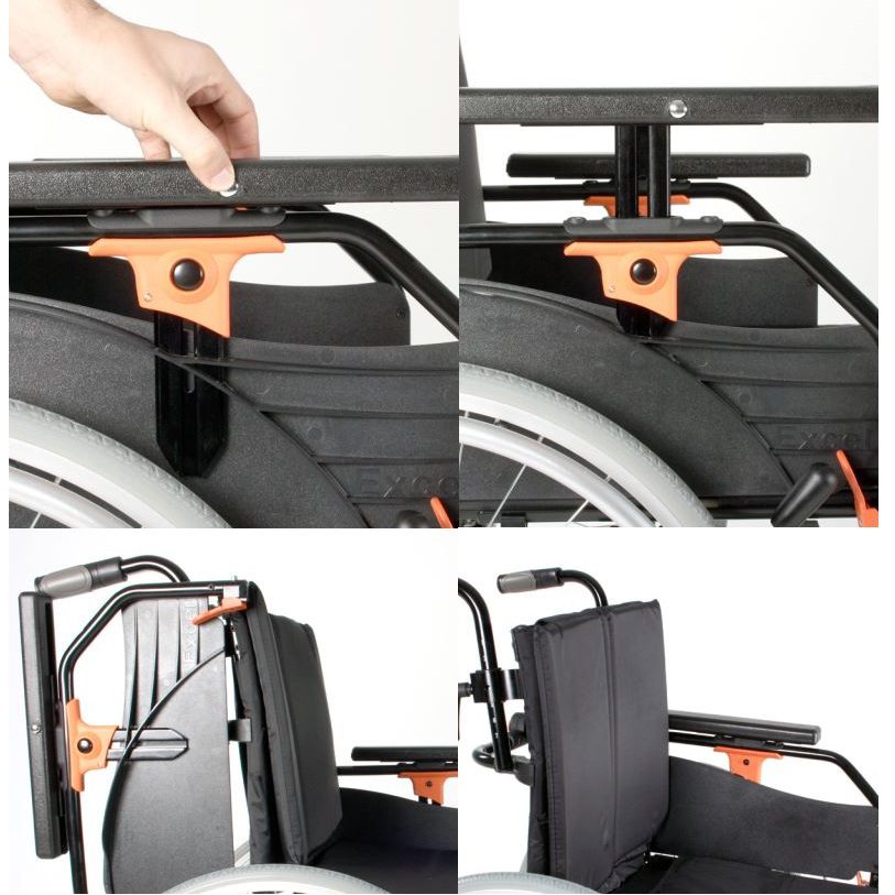 Excel G Modular Attendant or Self Propel Wheelchair