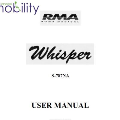 Shoprider Whisper Manual