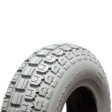 410 350 x 6 Infilled Grey Block Tread Tyre