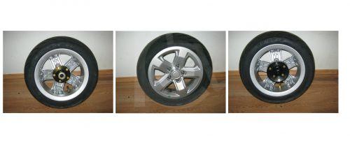 Complete Wheel Set for Kymco Maxer or Maxi XLS Mobility Scooter