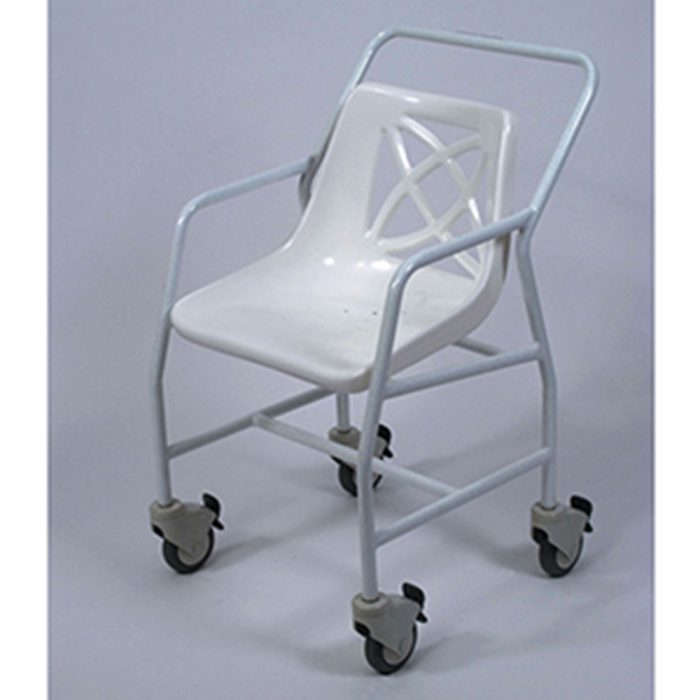 Mobile Shower Chair with Arms