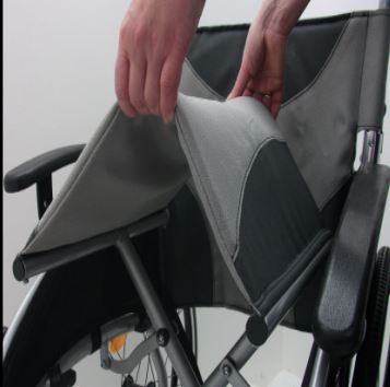 Seat Canvas On A Z-Tec 600-601AEHB Wheelchair