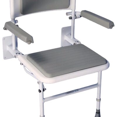 Solo Deluxe Shower Seat With Padded Back & Seat