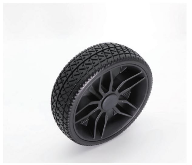 Rear Wheel for Aerocarbon Mobility Scooter 1 Front Wheel for Aerocarbon Mobility Scooter