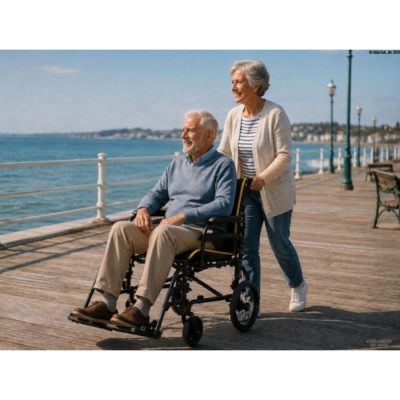 Luna Lite Lightweight Wheelchair – Transit & Self Propel