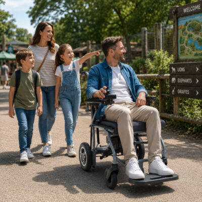 Astrolite Lightweight Folding Powerchair