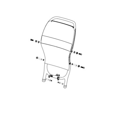 Backrest Assembly for Q50R Carbon