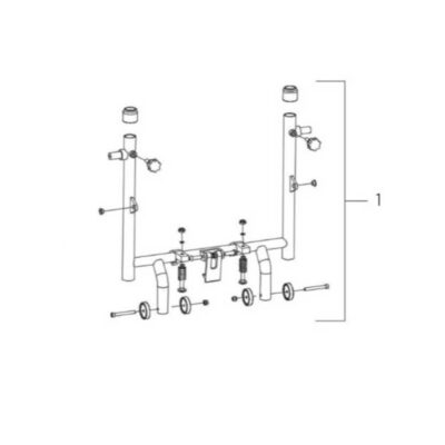 Backrest Frame for Q50R Powerchair