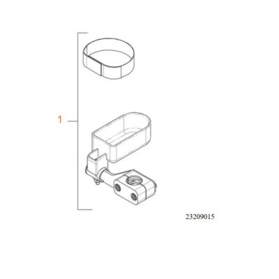 Crutch Holder for Q50R Powerchair