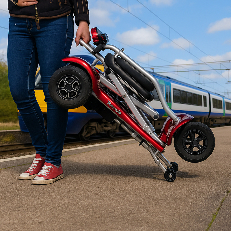 InstaFold Folding Mobility Scooter – Lightweight, Portable & Airline-Friendly 3 InstaFold Folding Mobility Scooter – Lightweight, Portable & Airline-Friendly - Image 3