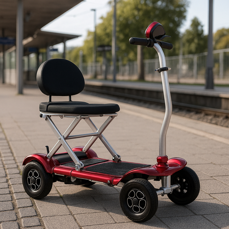 InstaFold Folding Mobility Scooter – Lightweight, Portable & Airline-Friendly 1 InstaFold Folding Mobility Scooter – Lightweight, Portable & Airline-Friendly