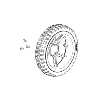 Drive Wheel for Sunrise Medical Quickie Q50 R Carbon Powerchair