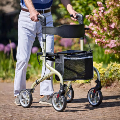 NRS Freestyle 4-Wheel Rollator – Ultra-Lightweight & Easy to Manoeuvre