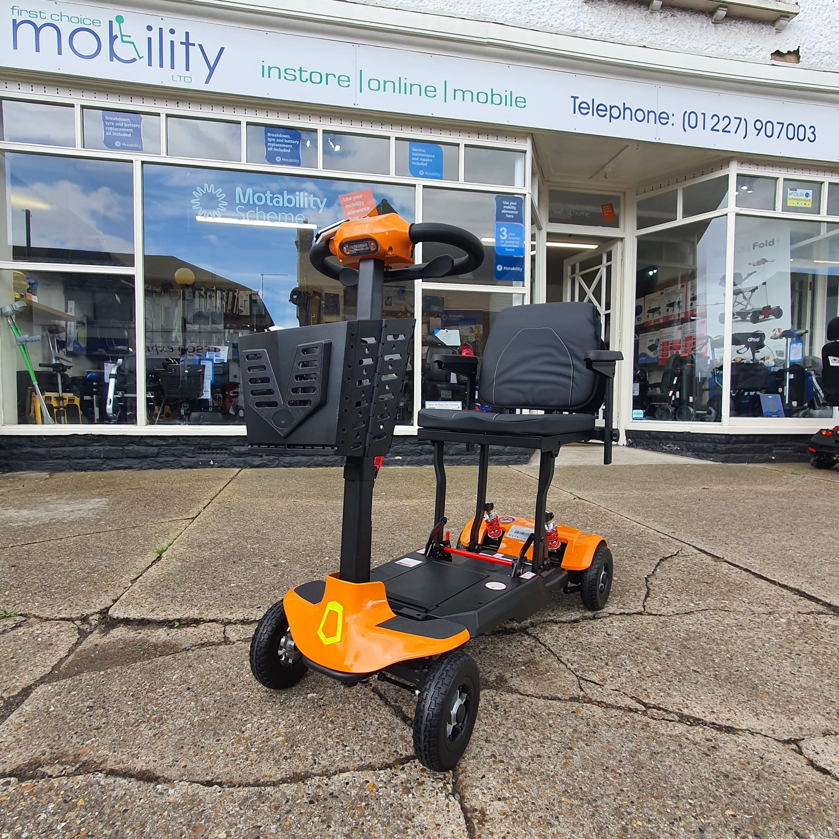 Monarch Genie Auto Folding Mobility Scooter 2 Monarch Genie Auto Folding Mobility Scooter - Image 2