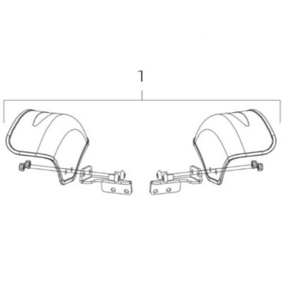 Mudguards for Q50R Powerchair