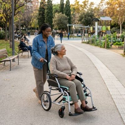 Roma Wisp transit wheelchair