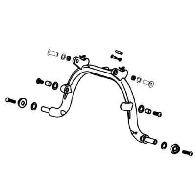 Rear Frame for Q50R Carbon