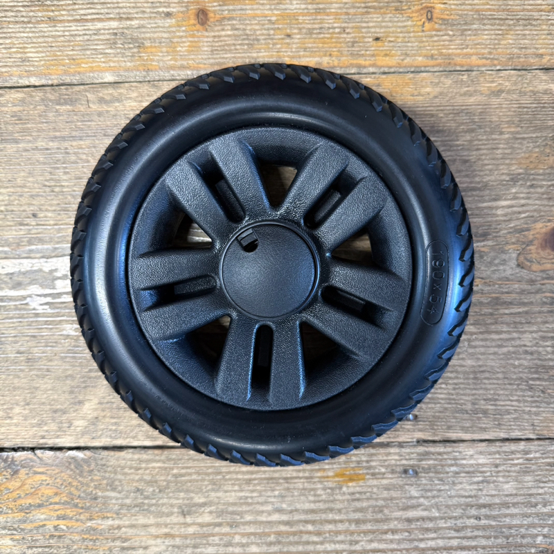 Replacement Rear Wheel Assembly – Excel Tiempo Mobility Scooter 1 Replacement Front and Rear Wheel Assembly –TGA Eclipse and Excel Tiempo Mobility Scooter