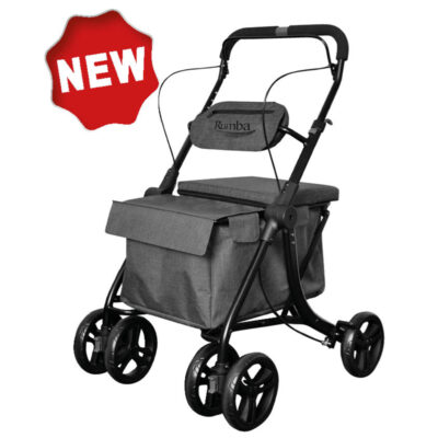 Rumba Shopping Trolley with Seat – 35L Storage & Comfort Design