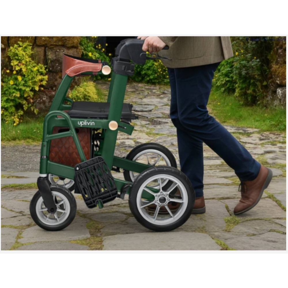 Uplivin Glide 2-in-1 Rollator & Transit Wheelchair Lightweight Folding Rollator 3 Uplivin Glide 2-in-1 Rollator & Transit Wheelchair Lightweight Folding Rollator - Image 3