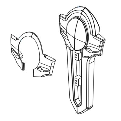 Front Tiller Shroud for Drive Viper Mobility Scooter