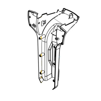 Rear Tiller Shroud for Drive Viper Mobility Scooter