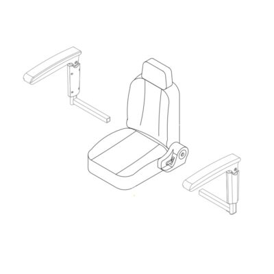 Complete seat for Drive Viper Mobility Scooter