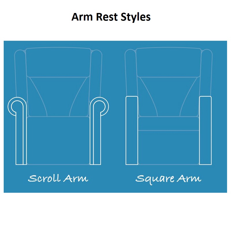 arm rest styles