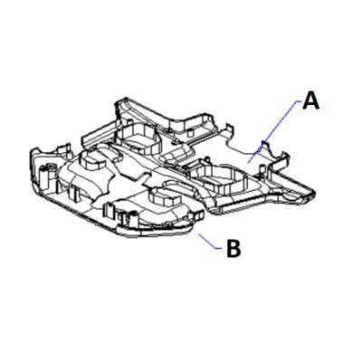 Front Lower Cover TGA Minimo Autofold Mobility Scooter