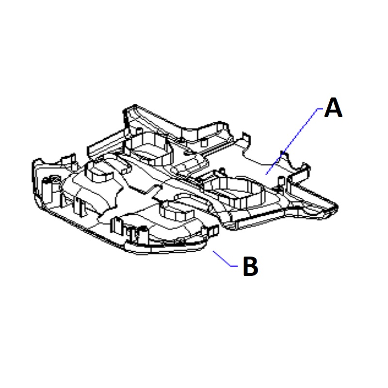 Front Lower Cover TGA Minimo Autofold Mobility Scooter